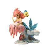 Disney Traditions by Jim Shore “The Little Mermaid” 25th Anniversary Stone  Resin Figurine, 6.25”