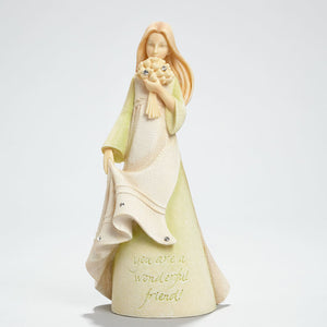 You are a Wonder Friend Mini Angel Figurine by Enesco Foundations