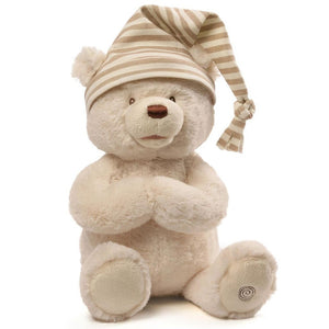 Gund Goodnight Prayer Bear 15" Interactive Stuffed Animal