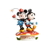 Miss Mindy Figurine Mickey & Minnie Mouse on Mushroom