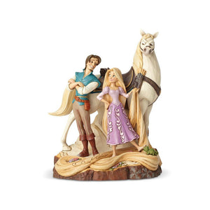 Disney Jim Shore Tangled Carved by Heart Figurine