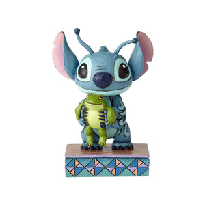 Disney Jim Shore Strange Life-Forms Stitch with Frog Mini Figurine