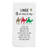 3 Wise Women Tea Towel by Our Name is Mud