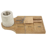 S'More Roasting Board Set of 4 with Skewers and Mini Fire Pit