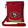 San Francisco 49ers Traveler Crossbody Bag with Embroidered Logo