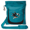 San Jose Sharks Traveler Crossbody Bag with Embroidered Logo