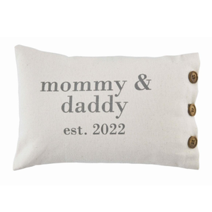 Parents Est. 2022 Rectangular Pillow