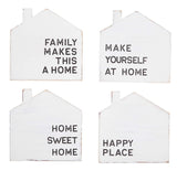 Home Sweet Home Wooden Coaster Set