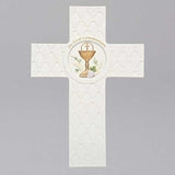 First Communion Quilted Porcelain Cross