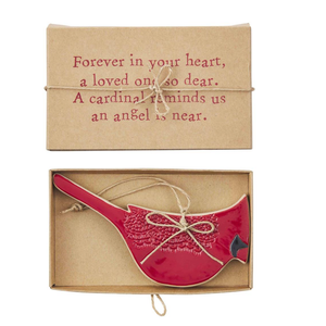 Forever In Your Heart Cardinal Ornament