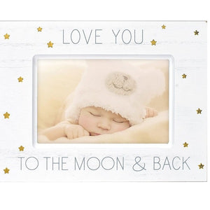 Malden Love You To the Moon and Back 4"x6" Photo Frame White