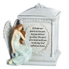Sympathy Memorial Keepsake Box with Angel Inscribed It Broke Our Hearts God Called Your Home