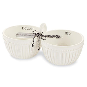 Double Dip Bowls and Two is Better Than One Spreader Set