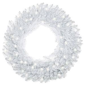 Hallmark 2021 Sparkling White Wreath Ornament