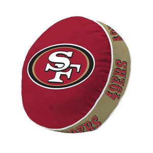 San Francisco 49ers Round Puff Pillow 15"