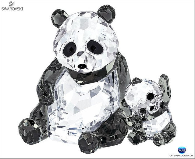 SWAROVSKIスワロフスキー マザーパンダ Swarovski Panda Mother with Baby – Steve's Hallmark