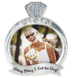 Malden Bling Bling I Got The Ring Silver Jewel 3"x4" Photo Frame