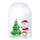 Swarovski Christmas Tree & Santa Bell Jar