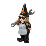 Harley-Davidson Girl Gnome Mechanic Garden Statue