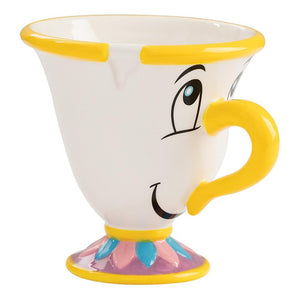 Beauty and The Beast Chip 8 oz. Sculpted Ceramic Tea Cup