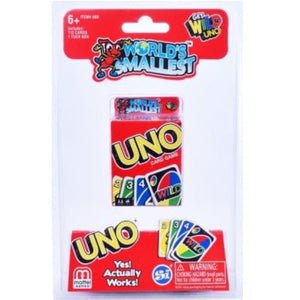 World's Smallest Uno Card Game