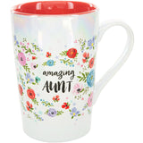 Amazing Aunt Iridescent Latte Mug 15 oz.