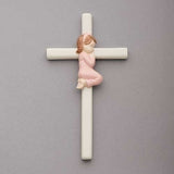 7.5" Valencia Praying Girl Cross