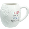 Teacher Makes The World A Better Place 22 oz. Embossed Mug