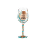 Lolita 40th Birthday Wine Glass
