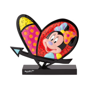 Disney Mickey & Minnie Heart Block Figurine by Romero Britto