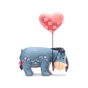 Jim Shore Eeyore with a Heart Balloon Figurine 