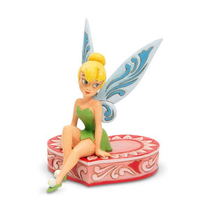 Jim Shore Tink Sitting on Heart Figurine 