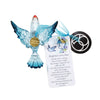 Happiness Lives Here Blue Bird Ornament with Charm and Poem Card