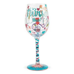 Lolita Nurse This! Wine Glass