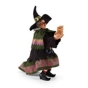 Jim Shore Witch with Wise Owl Figurine by Department 56 Possible Dreams