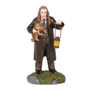 Department 56 Wizarding World of Harry Potter Village Filch and Mrs. Norris Figurine Set