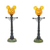 Disney Mickey's Pumpkintown Street Lights Set of 2 Figurines by Department56