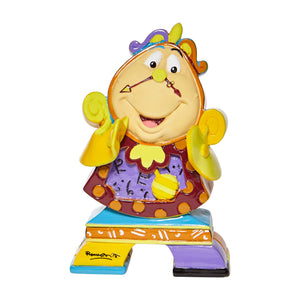 Disney Britto Mini Cogsworth Figurine from Beauty and the Beast