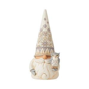 Jim Shore Gnome with Owl Wisdom In The Woodland 