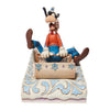 Jim Shore Disney A Wild Ride Goofy Sledding Figurine