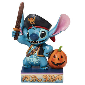 Jim Shore Disney Lovable Buccaneer Pirate Stitch from Lilo & Stitch Figurine
