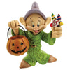 Jim Shore Disney Dopey Cheerful Candy Collector Halloween with Pumpkin