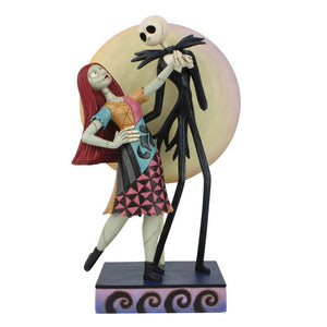 Jim Shore Disney The Nightmare Before Christmas Jack and Sally A Moonlit Dance Romance Figurine