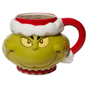 Santa Grinch Sculpted Mug 32 oz.