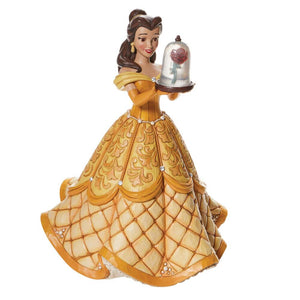 Jim Shore Disney Deluxe Princess Belle A Rare Rose 15" Figurine