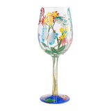 Lolita Wine Glass Bejeweled Butterfly