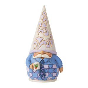 Jim Shore Purple Gnome with Holiday Coffee Mug Platinum Star Retailer Exclusive An Artist Like Gnome Other Figurine