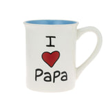 Our Name Is Mud I Heart Papa Mug