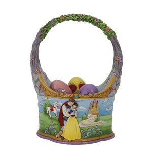Jim Shore Disney The Tale That Started Them All Snow White Easter Basket with Eggs Figurine