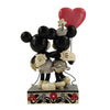 Disney Jim Shore Mickey and Minnie Holding Heart Balloon Love is in the Air Figurine